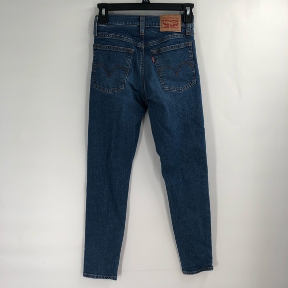 LEVI'S Wedgie Skinny Jeans High Rise Button Fly Stretch Denim Jeans High Waist - Picture 6 of 9